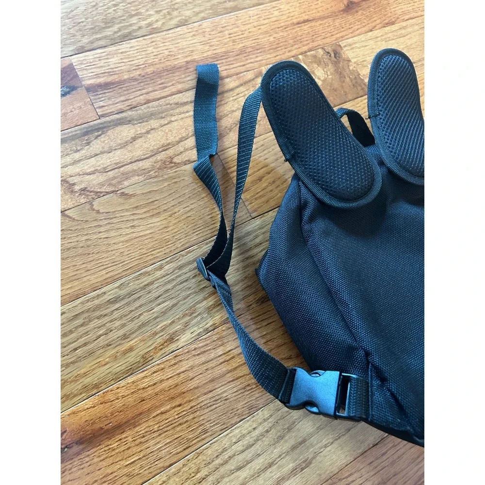 Samsonite Mini Backpack Black Ballistic Nylon Travel Daypack Small Hiking Bag